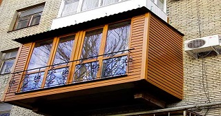 Внешняя отделка балкона Минусинск цена от 1029 руб. м/2.